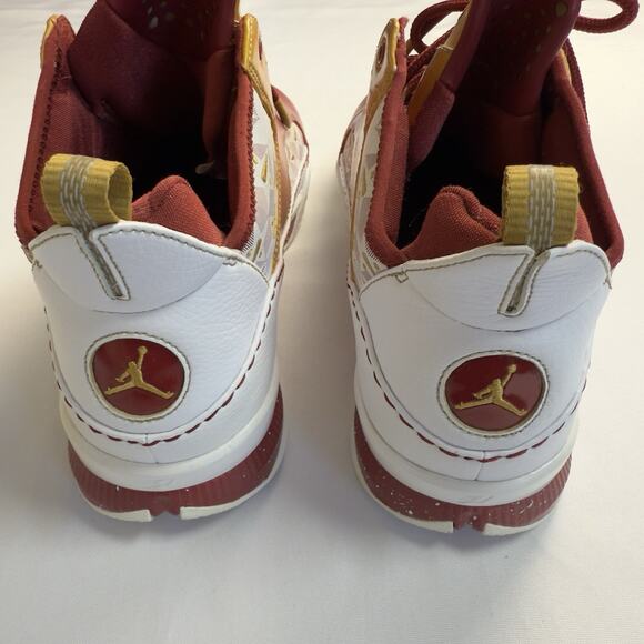 Nike Jordan CP3.III 385208-600 Men\'s Size 12 Crimson Gold White 2009 main image 4